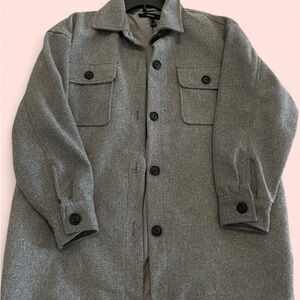 Forever 21 Gray Shacket (Shirt Jacket) – Size S